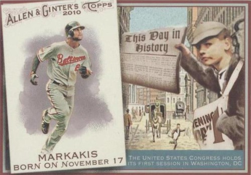 2010 Topps Allen & Ginter's - Nick Markakis #TDH53