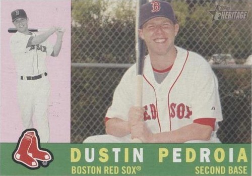 2009 Topps Heritage - Dustin Pedroia #15