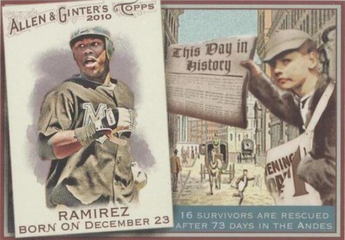 2010 Topps Allen & Ginter's - Hanley Ramirez #TDH36