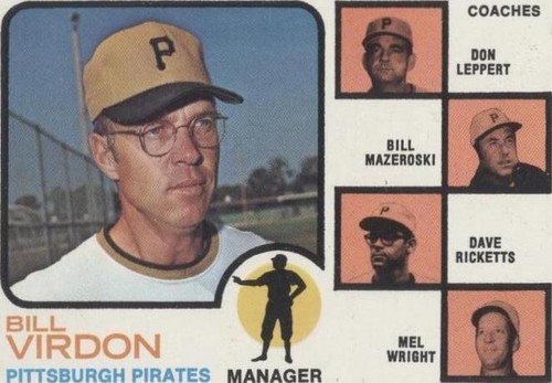 1973 Topps - Bill Mazeroski Bill Virdon Dave Ricketts #517