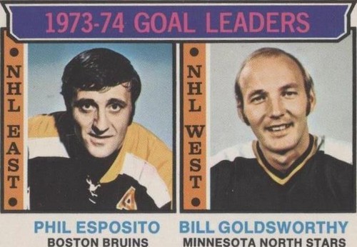 1974-75 O-Pee-Chee - Bill Goldsworthy Phil Esposito #1