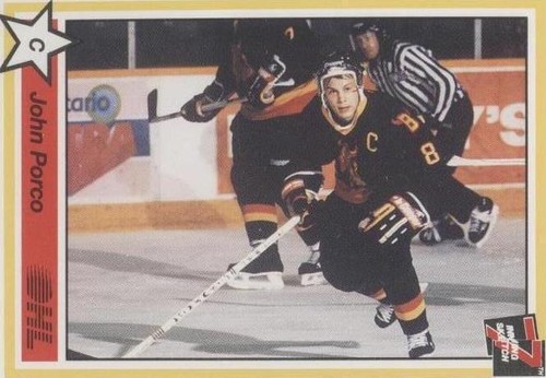 1990-91 7th Inning Sketch OHL - John Porco #16