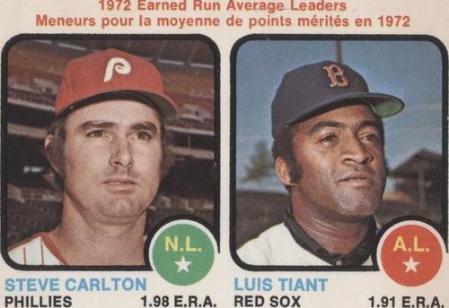 1973 O-Pee-Chee - Luis Tiant Steve Carlton #65