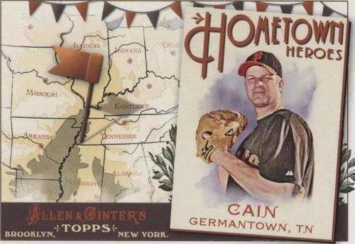 2011 Topps Allen & Ginter's - Matt Cain #HH64