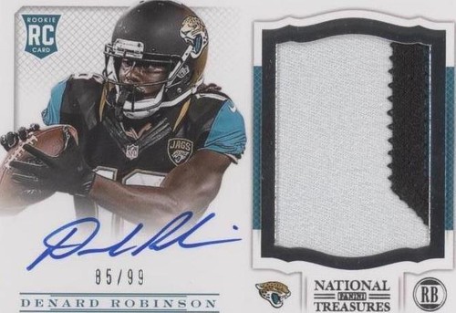 2013 Panini National Treasures Denard Robinson #206