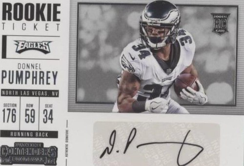 2017 Panini Contenders Donnel Pumphrey #255