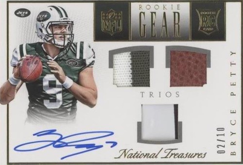 2015 Panini National Treasures Bryce Petty #RNG-PE