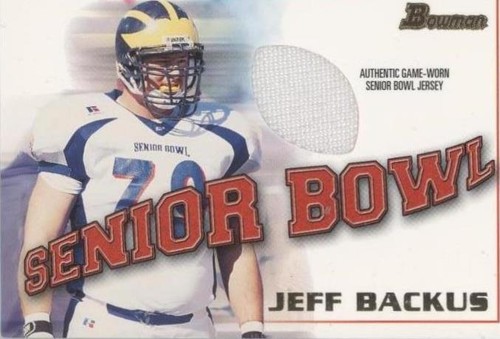 2001 Bowman Jeff Backus #BJ-JB