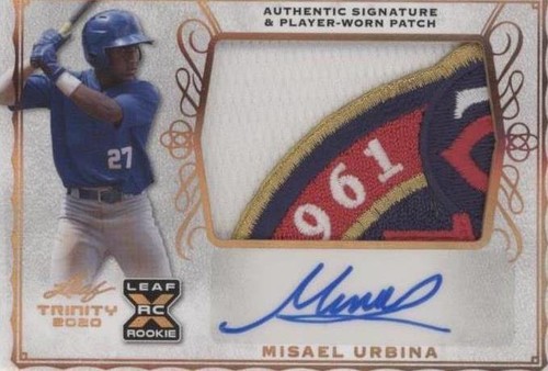 2020 Leaf Trinity - Misael Urbina #PA-MU1