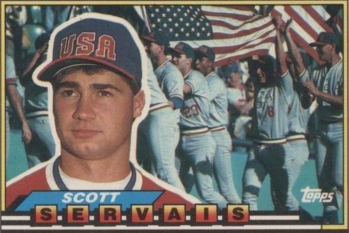 1989 Topps Big - Scott Servais #291