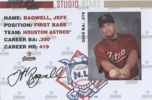 2004 Donruss Studio - Jeff Bagwell #SS-25