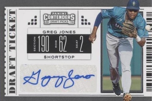 2019 Panini Contenders Draft Picks - Greg Jones #47