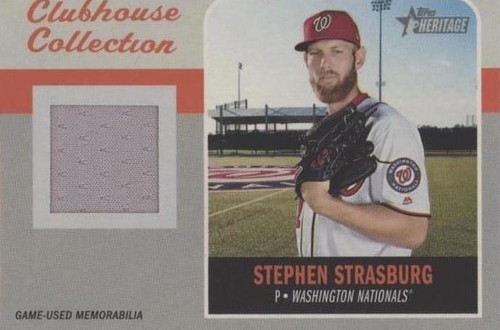 2019 Topps Heritage - Stephen Strasburg #CCR-SS