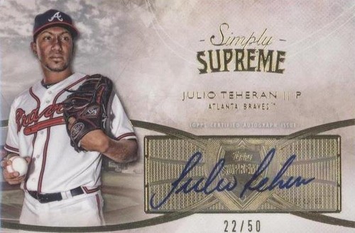2014 Topps Supreme - Julio Teheran #SSU-JT