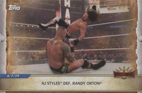 2020 Topps WWE Road to Wrestlemania - AJ Styles #96