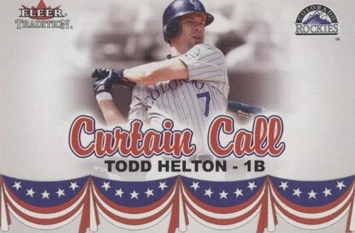 2002 Fleer Tradition Update - Todd Helton #U381
