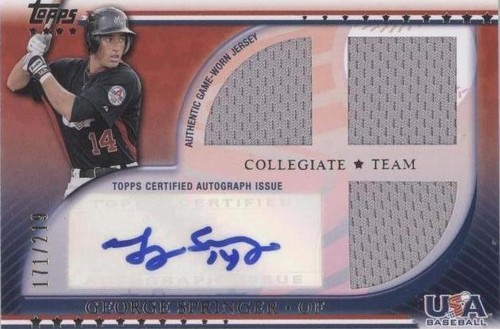 2010 Topps USA Baseball Team - George Springer #USAAR-GS