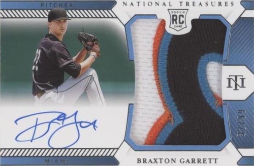 2021 Panini National Treasures - Braxton Garrett #163