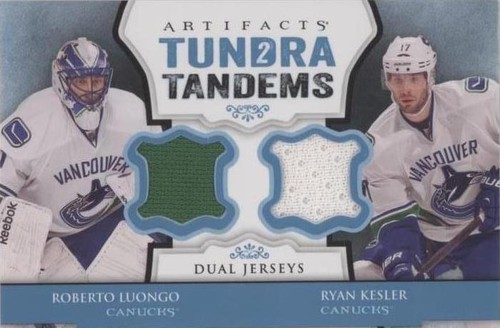 2013-14 Upper Deck Artifacts - Roberto Luongo Ryan Kesler #TT-LK