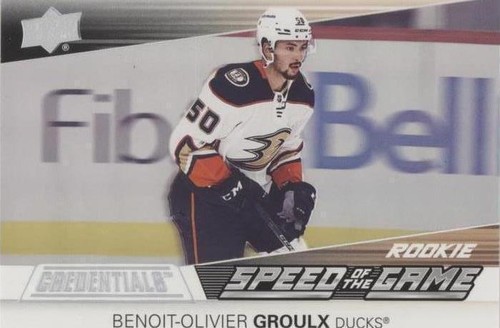 2021-22 Upper Deck Credentials - Benoit-Olivier Groulx #SGR12
