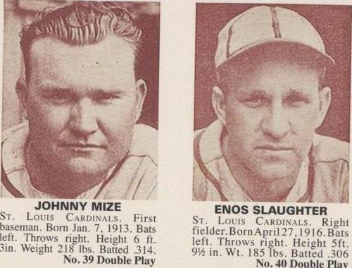 2011 Topps - Enos Slaughter Johnny Mize #CMGR-18
