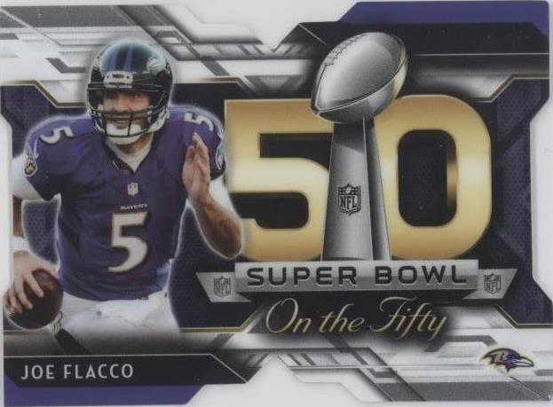 2015 Topps Chrome Mini Joe Flacco #SBDC-JF