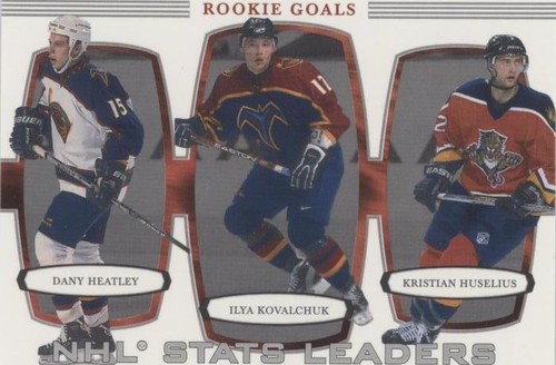 2002-03 In the Game Be A Player First Edition - Dany Heatley Ilya Kovalchuk Kristian Huselius #384