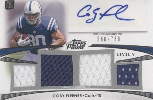2012 Topps Prime Coby Fleener #PV-CF