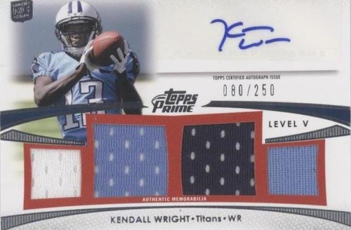 2012 Topps Prime Kendall Wright #PV-KW