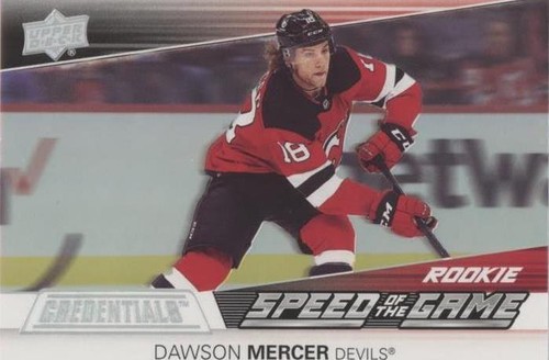 2021-22 Upper Deck Credentials - Dawson Mercer #SGR10