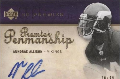 2007 UD Premier Aundrae Allison #PP-AA