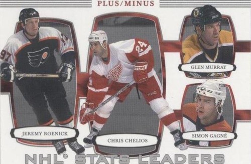 2002-03 In the Game Be A Player First Edition - Chris Chelios Glen Murray Jeremy Roenick #374