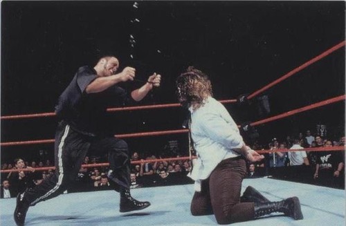 1999 Comic Images WWF SmackDown! - Mick Foley The Rock #58