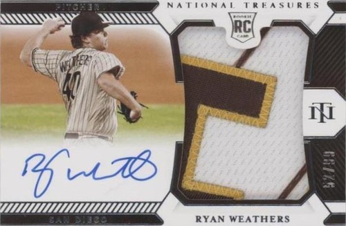 2021 Panini National Treasures - Ryan Weathers #181