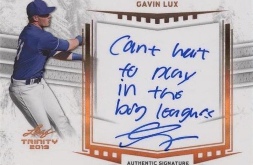 2019 Leaf Trinity - Gavin Lux #A-GL1