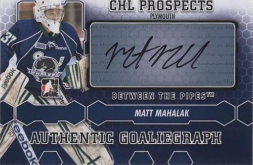 2012-13 In the Game Between the Pipes - Matt Mahalak #A-MM