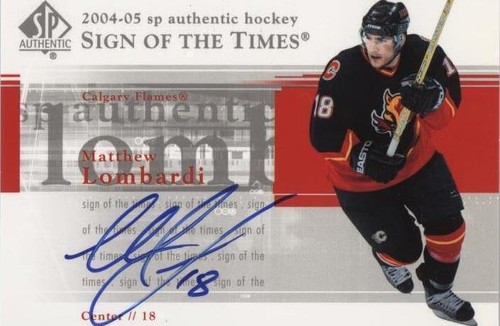 2004-05 SP Authentic - Matthew Lombardi #ST-LO