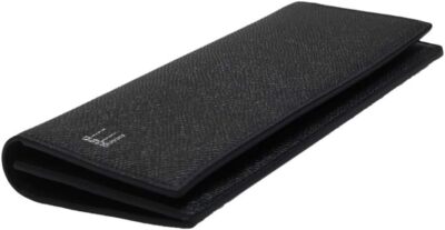 Pre-owned Dunhill Men's Cadogan 10cc Coat Wallet Du18f2100ca001 Black