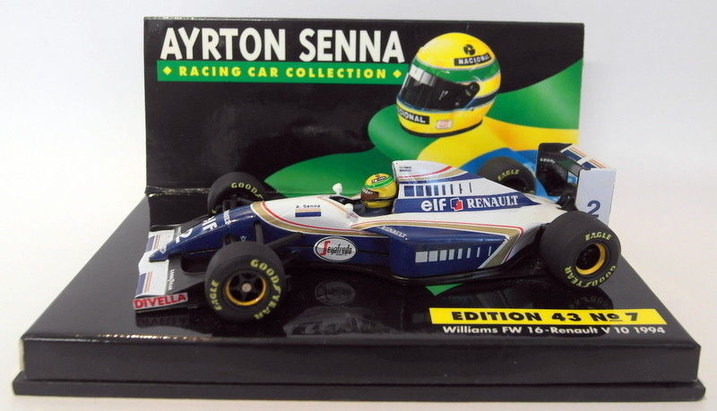 Minichamps 1/43 Scale AS12 43 No.7 Williams FW 16 Renault