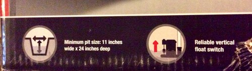 Utilitech - 0239985 - Submersible Sump Pump 0.5-HP - 74 Gal Per Min - Cast Iron