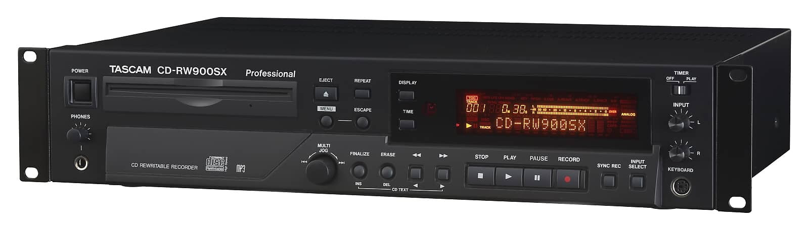 Tascam CD-RW900SX Pro Audio CD Recorder & Player w/ 19