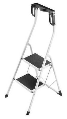 Hailo Household Step Stool,11-7/8 In. W,Steel 4342-001 Hailo 4342-001