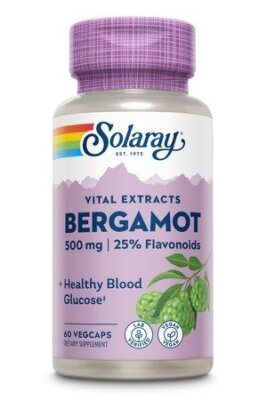 Solaray Bergamot Special Formula 500 мг 60 растительных капсул