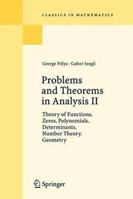 Problems and Theorems in - Paperback, by Polya George; Billigheimer - Good
