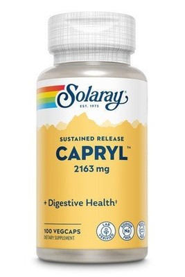 Solaray Capryl без натрия и смолы 100 растительных капсул