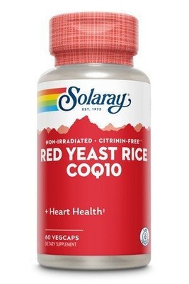 Solaray Red Yeast Rice Plus CoQ-10 60 капсул