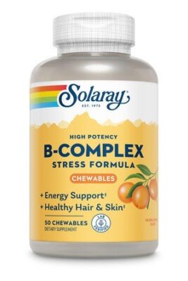 Жевательная таблетка Solaray B-Complex (оранжевая) 50 жевательных таблеток