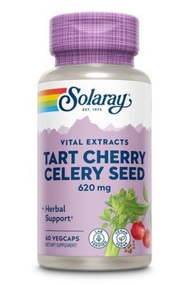 Solaray Tart Экстракт вишни и семян сельдерея 60 шт. в растительных капсулах