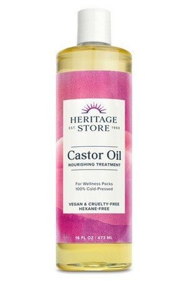 Касторовое масло Heritage Store-Palma Christi жидкое, 16 унций