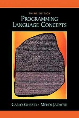 Programming Language Concepts - Paperback, by Ghezzi Carlo; Jazayeri - Good